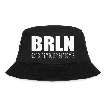 Berlin - Bucket Hat - Schwarz - Vorne - Lela (165cm)