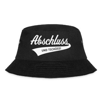 Conclusion – and bye! (Graduation / White) - Bucket Hat - black - Front - Lela (165cm)