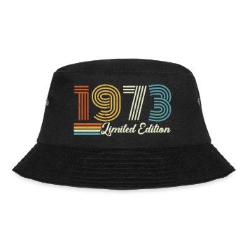 53rd birthday 1973 Born 1973 - Bucket Hat - black - Front - Lela (165cm)