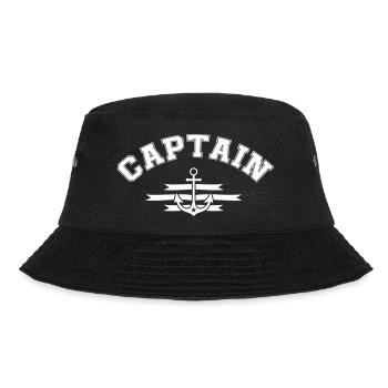 Captain Anchor Emblem - Bucket Hat - black - Front - Lela (165cm)