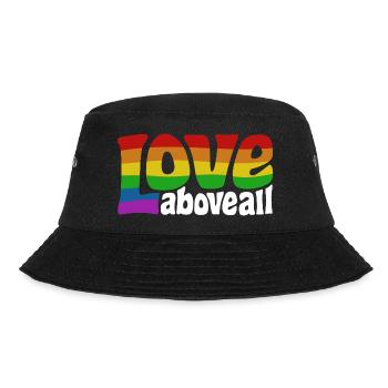 L’amour par-dessus tout | Design de la fierté arc-en-ciel - Bob - noir - Devant - Lela (165cm)