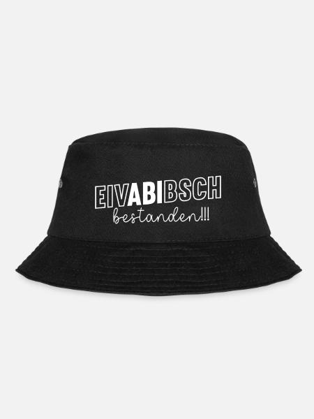 Abitur auf sächsisch, eivabibsch bestanden - Bucket Hat - Schwarz