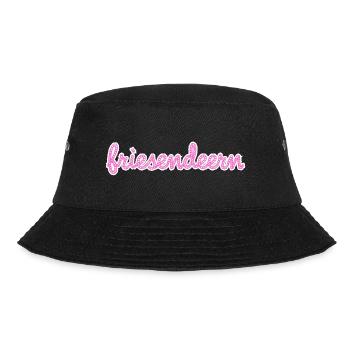 Friesendeern -Ostfriesland - Bucket Hat - Schwarz - Vorne - Lela (165cm)