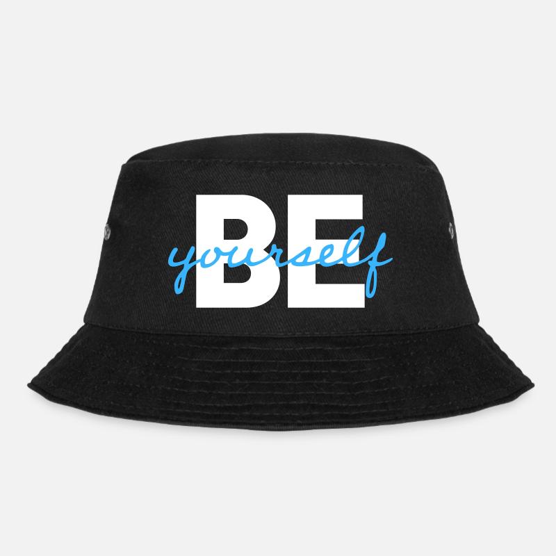 be yourself - Bucket Hat - Schwarz