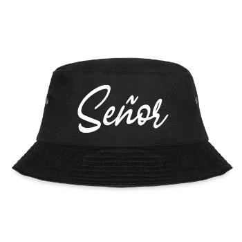 Señor Engagement Groom To Be Wedding Party - Bucket Hat - black - Front - Lela (165cm)