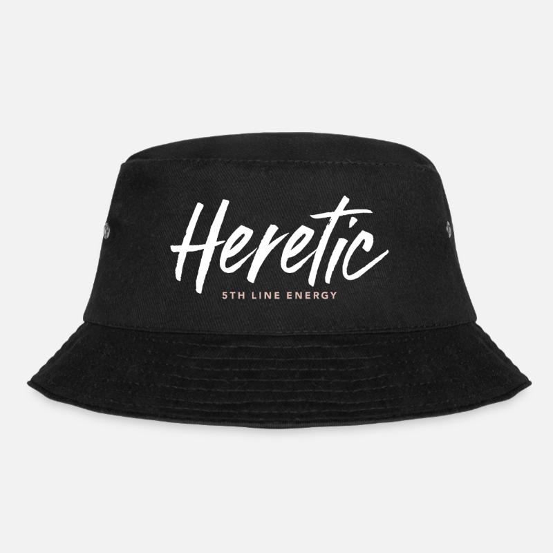 Human Design 5th Line Heretic - Bucket Hat - black