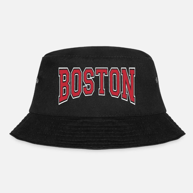 Boston - Bucket Hat - Schwarz