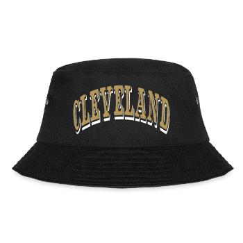 Cleveland - Bucket Hat - Schwarz - Vorne - Lela (165cm)