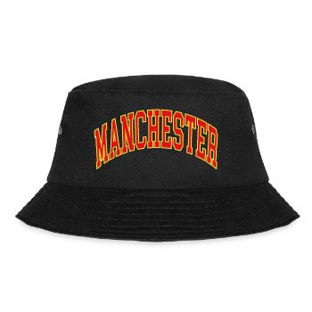 Manchester - Bucket Hat - Schwarz - Vorne - Lela (165cm)