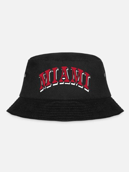 Miami - Bucket Hat - Schwarz