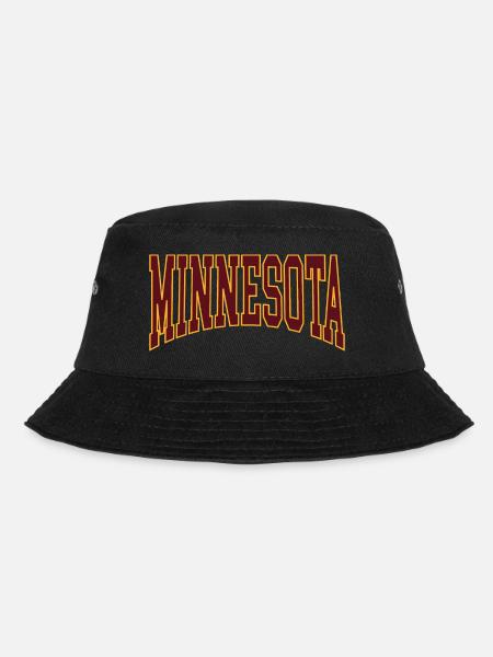 Minnesota - Bucket Hat - Schwarz