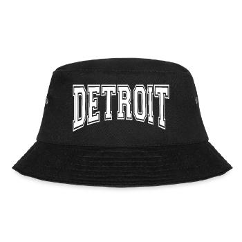 Detroit - Bucket Hat - Schwarz - Vorne - Lela (165cm)