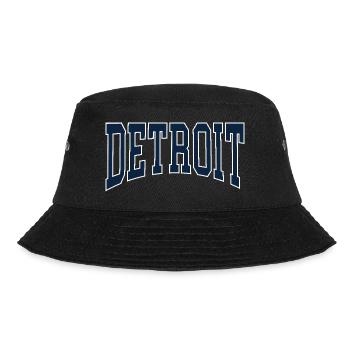 Detroit - Bucket Hat - Schwarz - Vorne - Lela (165cm)