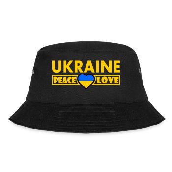 Ukraine - Bucket Hat - Schwarz - Vorne - Lela (165cm)