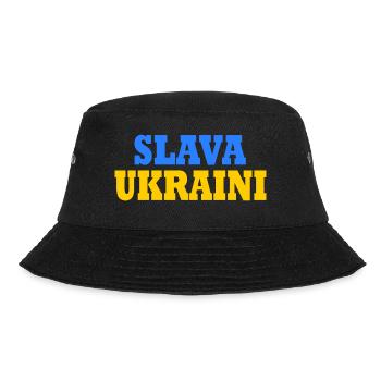 Slava ukraini - Bucket Hat - Schwarz - Vorne - Lela (165cm)