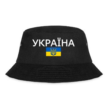Ukraine - Bucket Hat - Schwarz - Vorne - Lela (165cm)