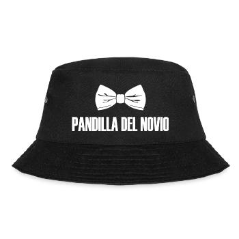 Pandilla del Novio Boyfriend Gang Groomsmen Gift - Bucket Hat - black - Front - Lela (165cm)