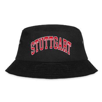 Stuttgart - Bucket Hat - Schwarz - Vorne - Lela (165cm)