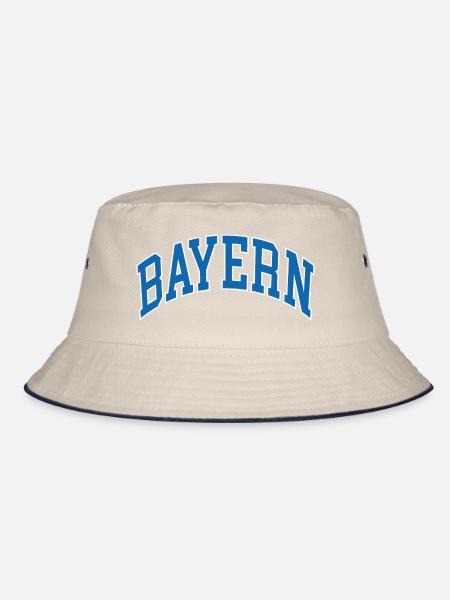 Bayern - Bucket Hat - Natur/Navy - Vorne