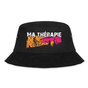 Le vélo est ma thérapie. Graphisme de cyclist - Bob - noir - Devant - Lela (165cm)
