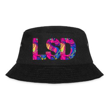 LSD 25 Sunshine Acid - Bucket Hat - Schwarz - Vorne - Lela (165cm)