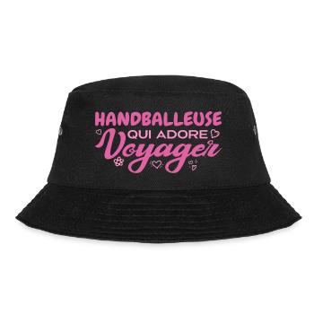 Handballeuse globe-trotteuse passionnée de voyages - Bob - noir - Devant - Lela (165cm)