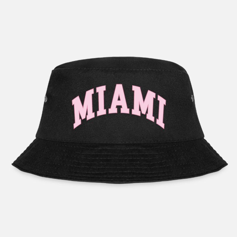 Miami - Bucket Hat - Schwarz