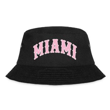 Miami - Bucket Hat - Schwarz - Vorne - Lela (165cm)