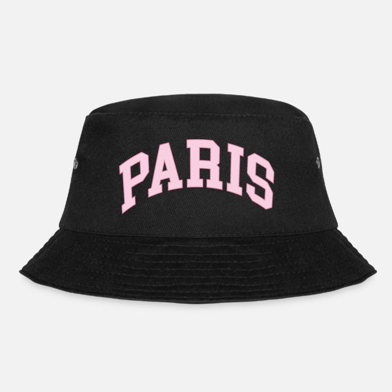 Paris - Bucket Hat - Schwarz