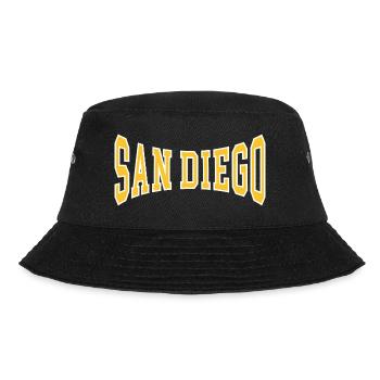 San Diego - Bucket Hat - black - Front - Lela (165cm)