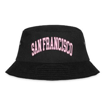 San Francisco - Bucket Hat - Schwarz - Vorne - Lela (165cm)