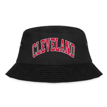 Cleveland - Bucket Hat - Schwarz - Vorne - Lela (165cm)