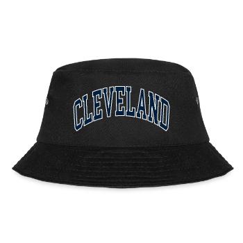 Cleveland - Bucket Hat - Schwarz - Vorne - Lela (165cm)