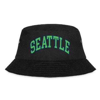 Seattle - Bucket Hat - Schwarz - Vorne - Lela (165cm)