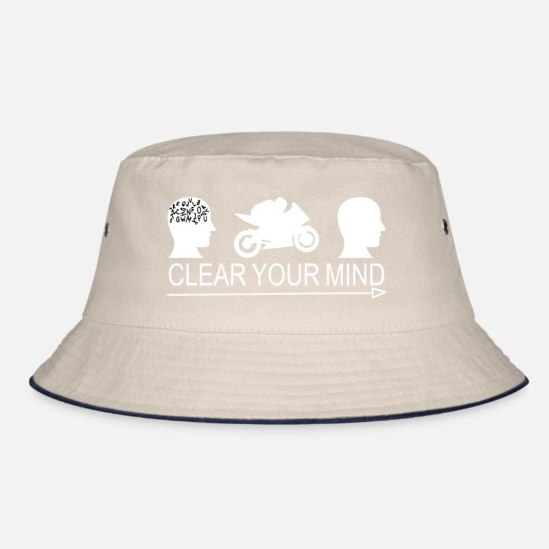 Motorcycle - Biker - Clear Your Mind Bucket Hat