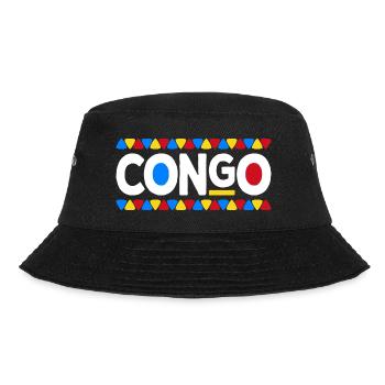 Congolais Drapeau Congo - Bob - noir - Devant - Lela (165cm)