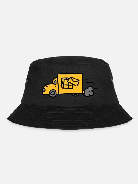 Service de colis de la poste Camionnette Livraison Delivery - Bob - noir
