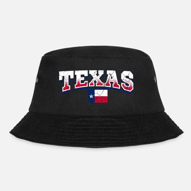 Texas - Bucket Hat - Schwarz