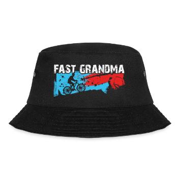 Quick granny on the bike - Bucket Hat - black - Front - Lela (165cm)