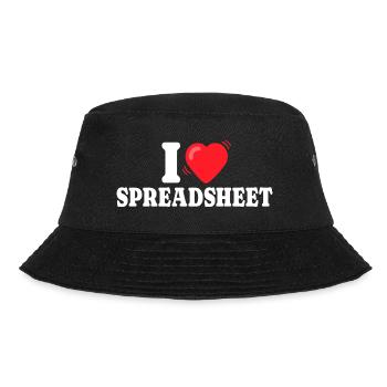 Likes Insurance Actuary Spreadsheets - Bucket Hat - black - Front - Lela (165cm)