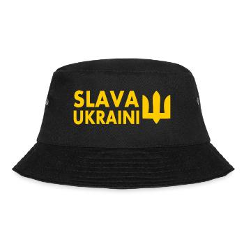 Slava ukraini - Bucket Hat - Schwarz - Vorne - Lela (165cm)
