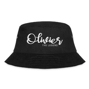 Olivier die Legende Geschenk T-Shirt Olivenbaum - Bucket Hat - Schwarz - Vorne - Lela (165cm)