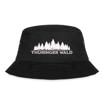 Thüringer Wald Deutschland Urlaub Souvenir - Bucket Hat - Schwarz - Vorne - Lela (165cm)