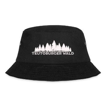 Teutoburger Wald Urlaub Wanderer Camper Souvenier - Bucket Hat - Schwarz - Vorne - Lela (165cm)