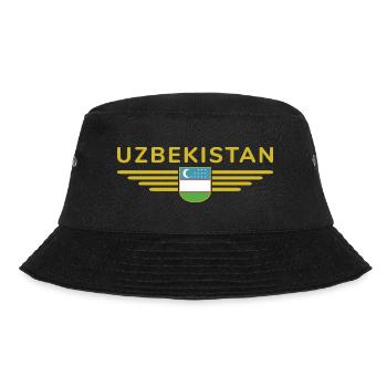 T-shirt de l’Ouzbékistan – Fierté et culture - Bob - noir - Devant - Lela (165cm)