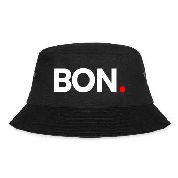 GUT | Reaktion des minimalistischen Humors - Bucket Hat - Schwarz - Vorne - Lela (165cm)