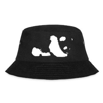 panda - Bucket Hat - Schwarz - Vorne - Lela (165cm)