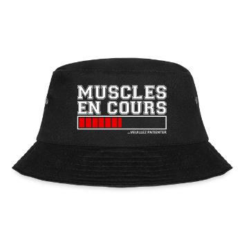 T-shirt Musculation - Muscles en Cours - Bob - noir - Devant - Lela (165cm)