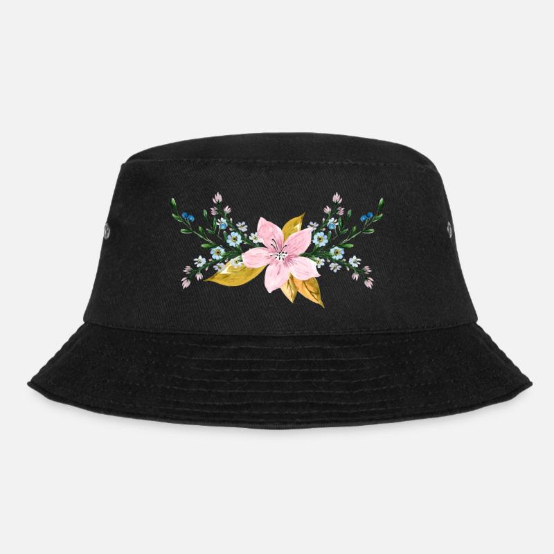 BLUME - Bucket Hat - Schwarz