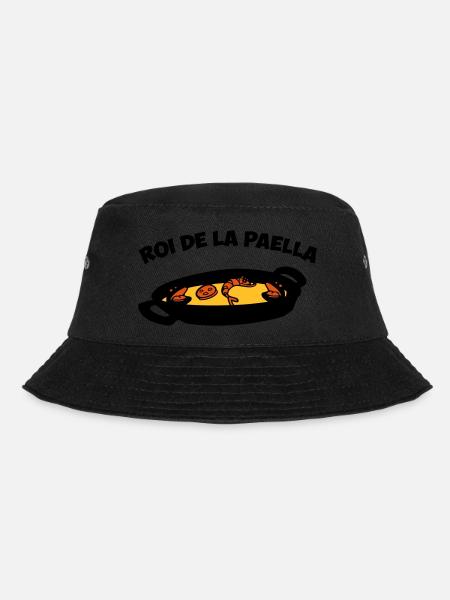 roi de la paella spécialité culinaire espagnole - Bob - noir